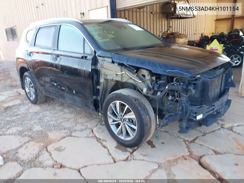 HYUNDAI SANTA FE 2019, VIN 5NMS53AD4KH101154