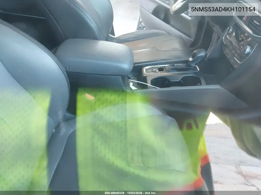 2019 HYUNDAI SANTA FE VIN 5NMS53AD4KH101154 — фото 5