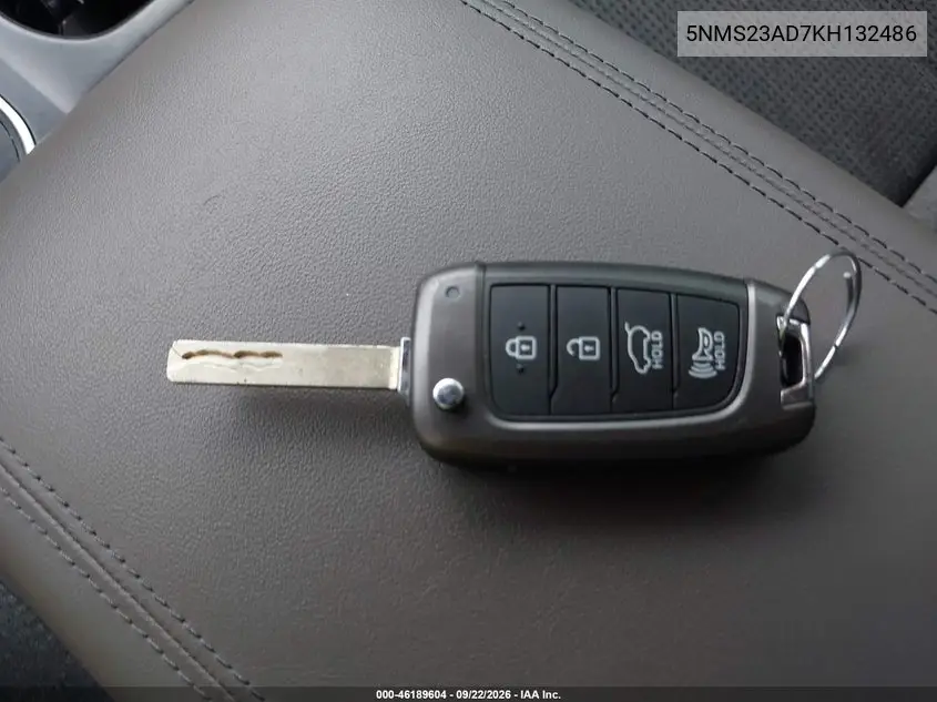 2019 HYUNDAI SANTA FE VIN 5NMS23AD7KH132486 — фото 11