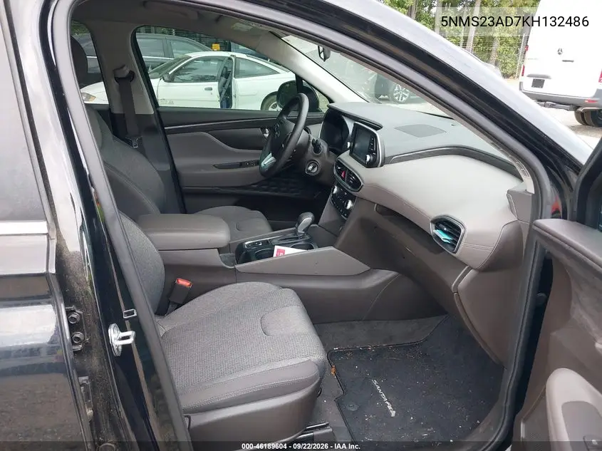 2019 HYUNDAI SANTA FE VIN 5NMS23AD7KH132486 — фото 5