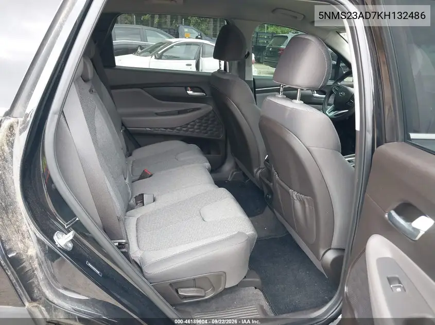 2019 HYUNDAI SANTA FE VIN 5NMS23AD7KH132486 — фото 8