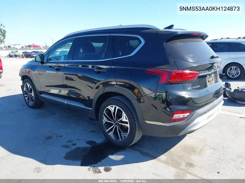 2019 HYUNDAI SANTA FE VIN 5NMS53AA0KH124873 — фото 3