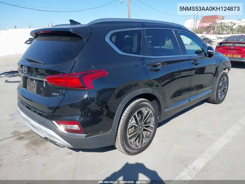 2019 HYUNDAI SANTA FE VIN 5NMS53AA0KH124873 — фото 4