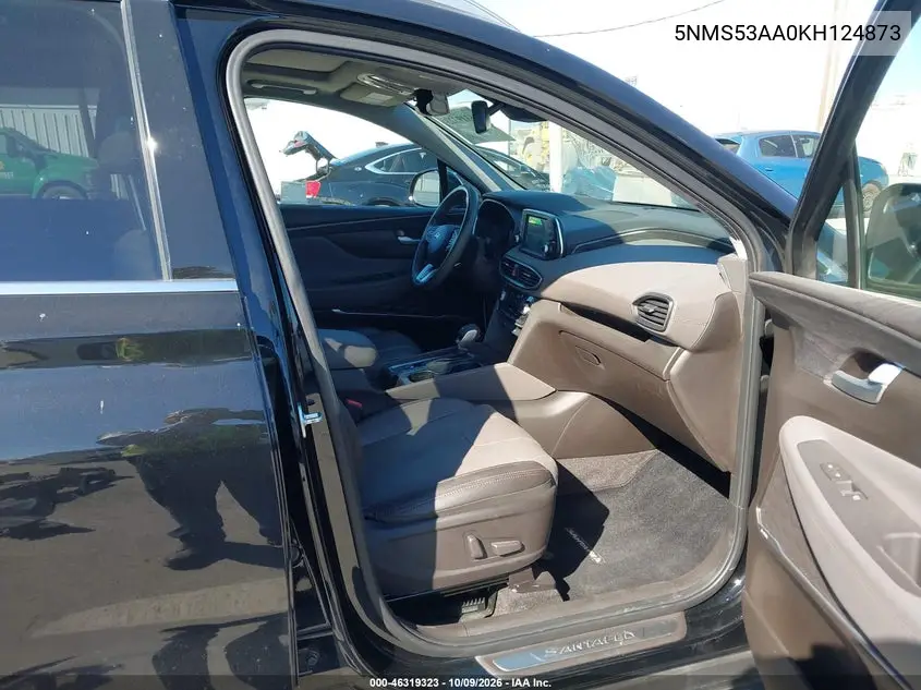 2019 HYUNDAI SANTA FE VIN 5NMS53AA0KH124873 — фото 5