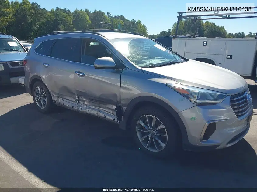 HYUNDAI SANTA FE 2019, VIN KM8SM4HF5KU310438