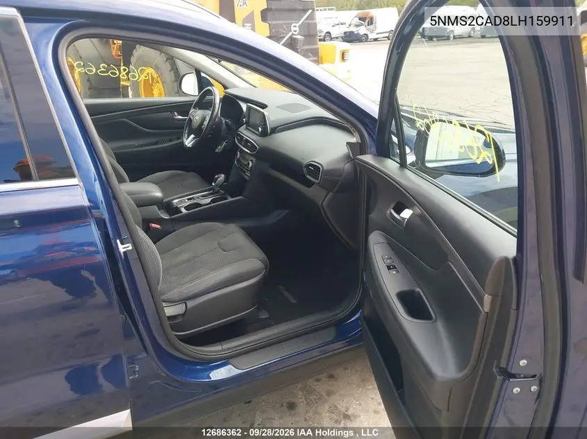 2020 HYUNDAI SANTA FE VIN 5NMS2CAD8LH159911 — фото 5