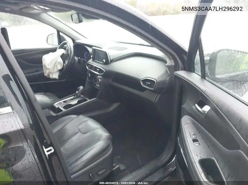 2020 HYUNDAI SANTA FE VIN 5NMS3CAA7LH296292 — фото 5