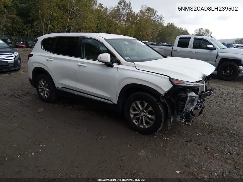 HYUNDAI SANTA FE 2020, VIN 5NMS2CAD8LH239502