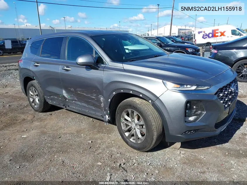HYUNDAI SANTA FE 2020, VIN 5NMS2CAD2LH155918