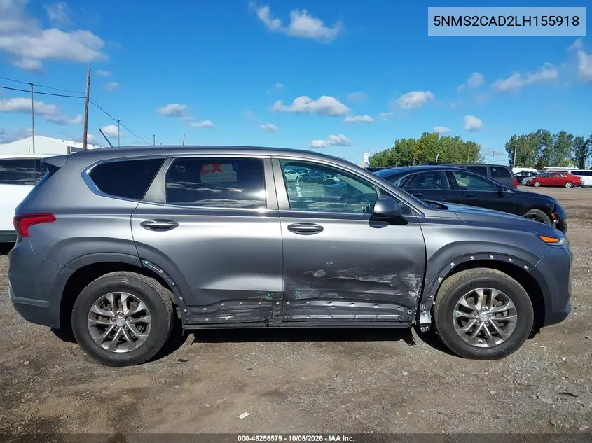 2020 HYUNDAI SANTA FE VIN 5NMS2CAD2LH155918 — фото 14