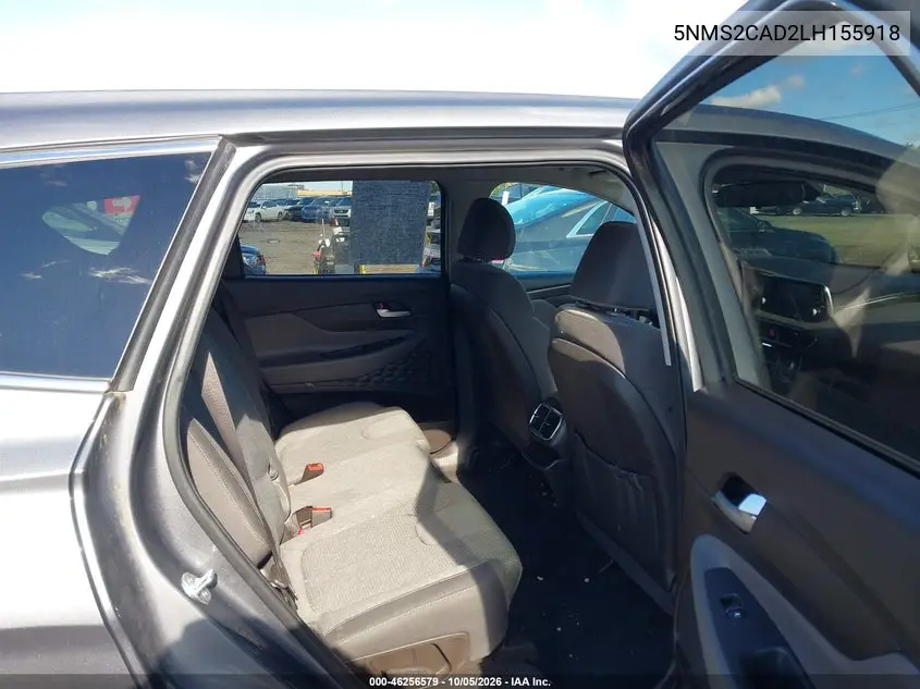 2020 HYUNDAI SANTA FE VIN 5NMS2CAD2LH155918 — фото 8