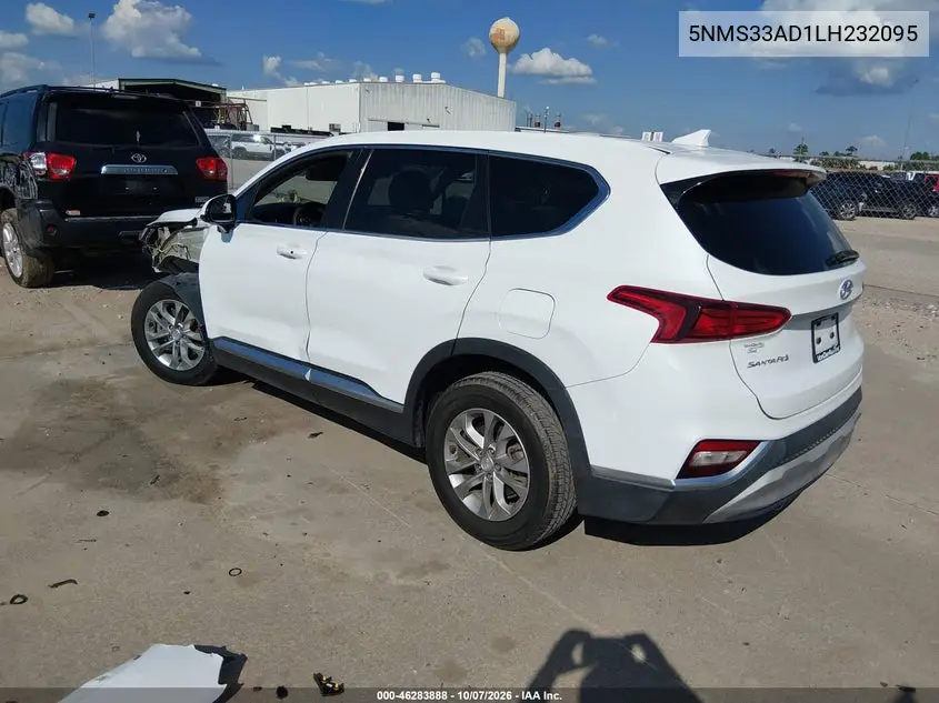 2020 HYUNDAI SANTA FE VIN 5NMS33AD1LH232095 — фото 3