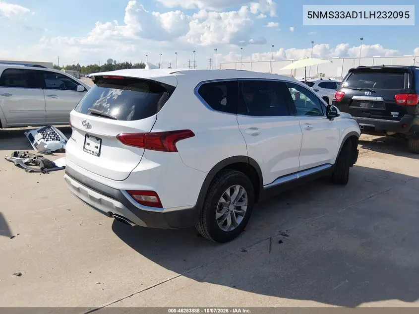 2020 HYUNDAI SANTA FE VIN 5NMS33AD1LH232095 — фото 4