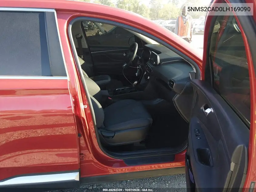 2020 HYUNDAI SANTA FE VIN 5NMS2CAD0LH169090 — фото 5