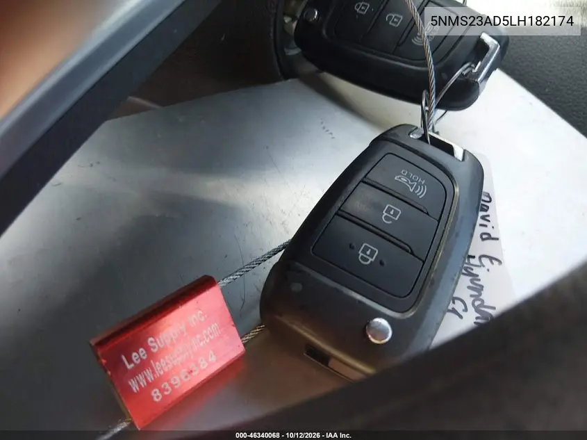 2020 HYUNDAI SANTA FE VIN 5NMS23AD5LH182174 — фото 11