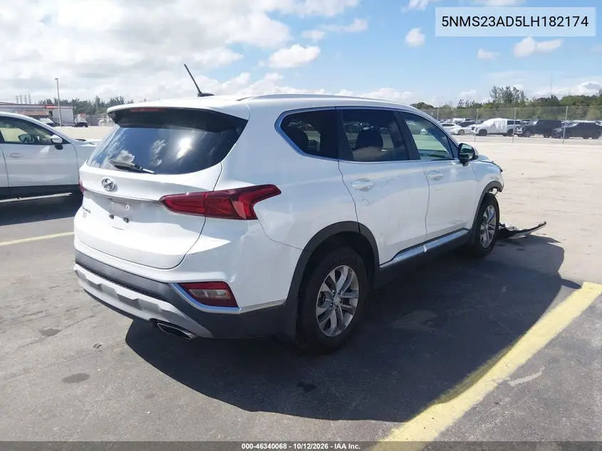2020 HYUNDAI SANTA FE VIN 5NMS23AD5LH182174 — фото 4