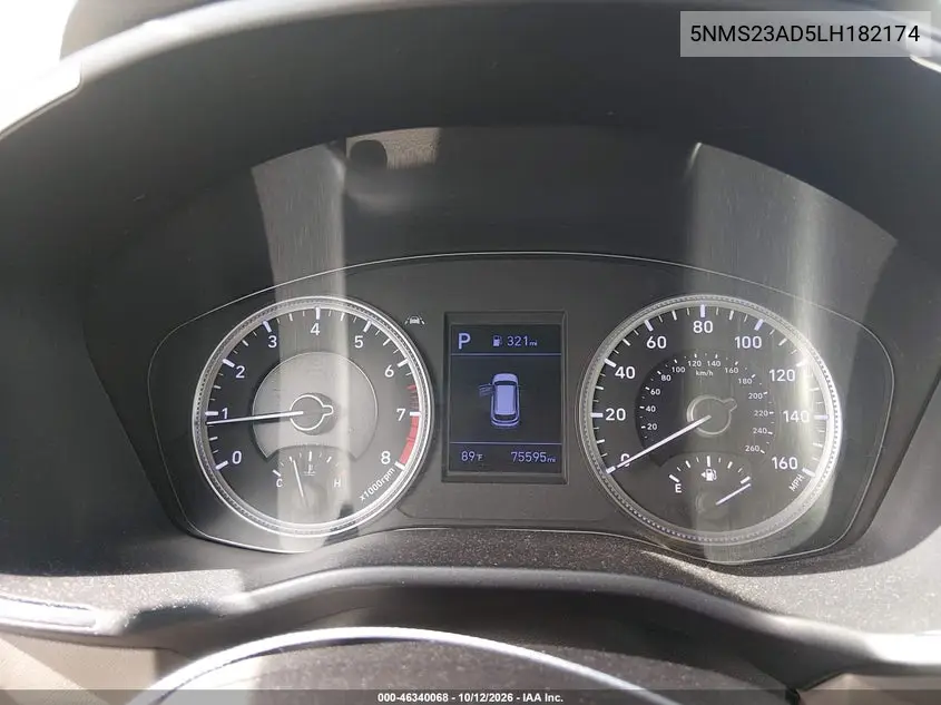 2020 HYUNDAI SANTA FE VIN 5NMS23AD5LH182174 — фото 7