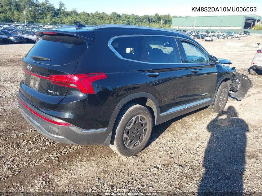 2021 HYUNDAI SANTA FE VIN KM8S2DA10MU006053 — фото 4