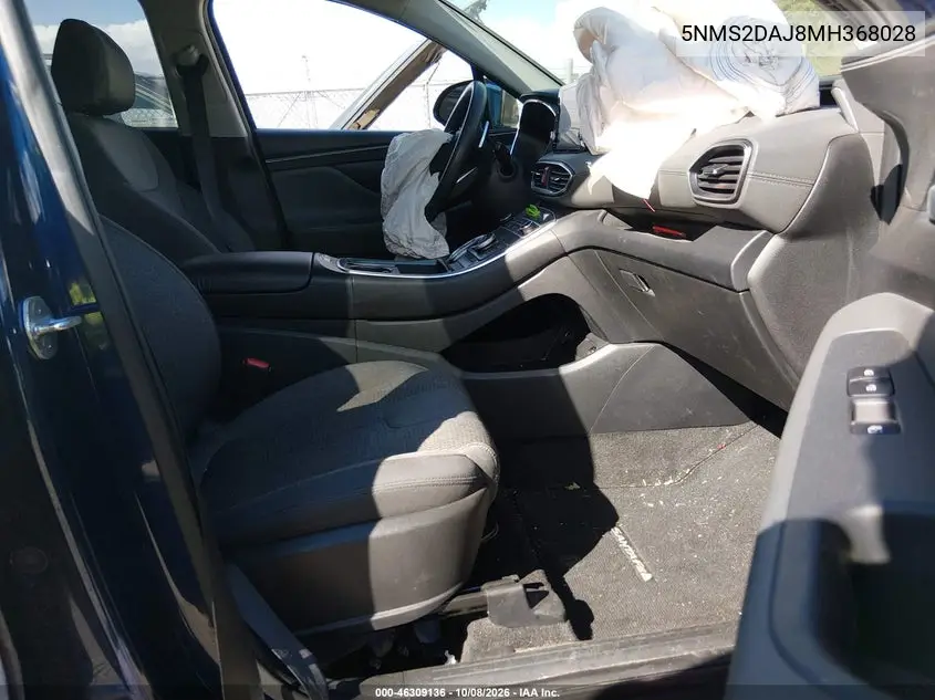 2021 HYUNDAI SANTA FE VIN 5NMS2DAJ8MH368028 — фото 4