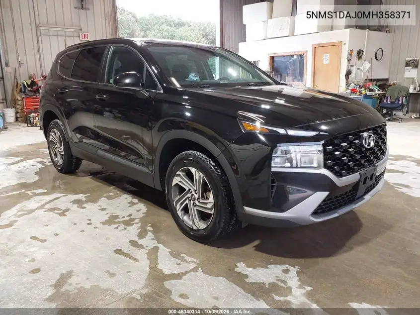 HYUNDAI SANTA FE 2021, VIN 5NMS1DAJ0MH358371
