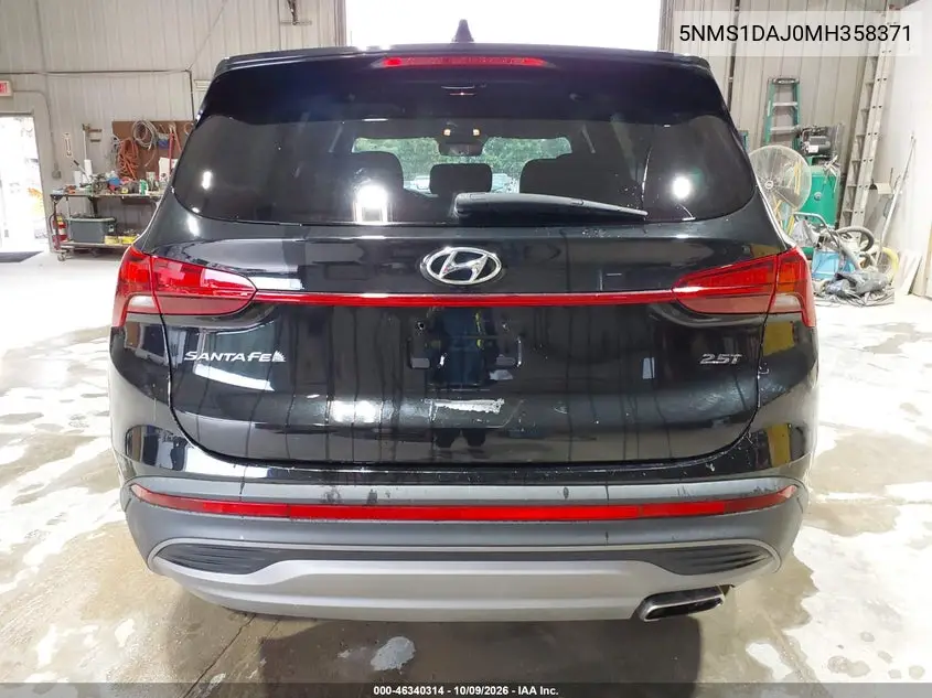 2021 HYUNDAI SANTA FE VIN 5NMS1DAJ0MH358371 — фото 21