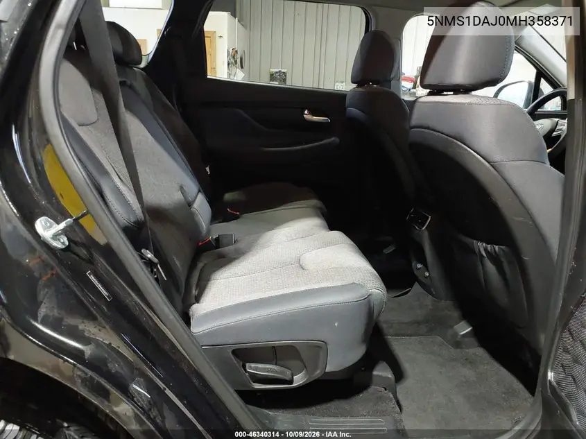2021 HYUNDAI SANTA FE VIN 5NMS1DAJ0MH358371 — фото 8