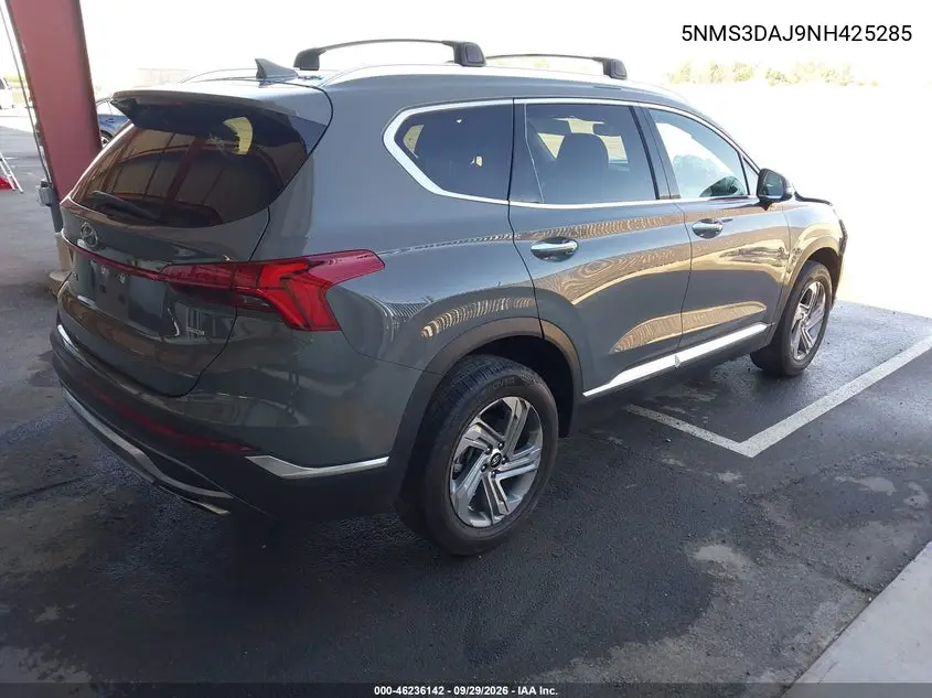 2022 HYUNDAI SANTA FE VIN 5NMS3DAJ9NH425285 — фото 4