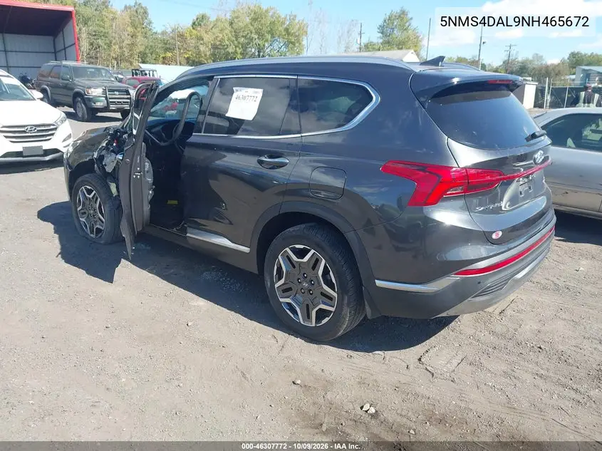 2022 HYUNDAI SANTA FE VIN 5NMS4DAL9NH465672 — фото 3
