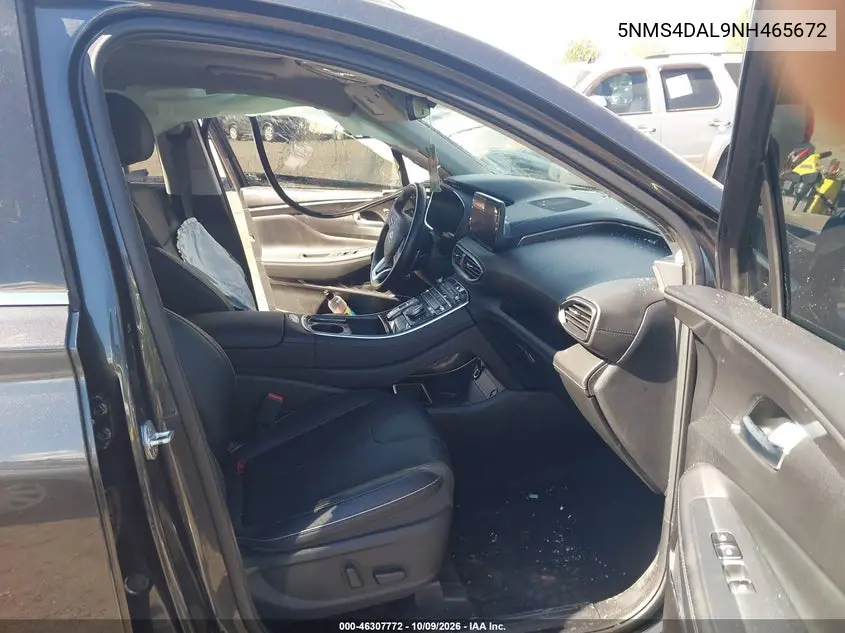 2022 HYUNDAI SANTA FE VIN 5NMS4DAL9NH465672 — фото 5