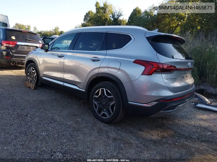 2022 HYUNDAI SANTA FE VIN 5NMS4DAL4NH465871 — фото 3
