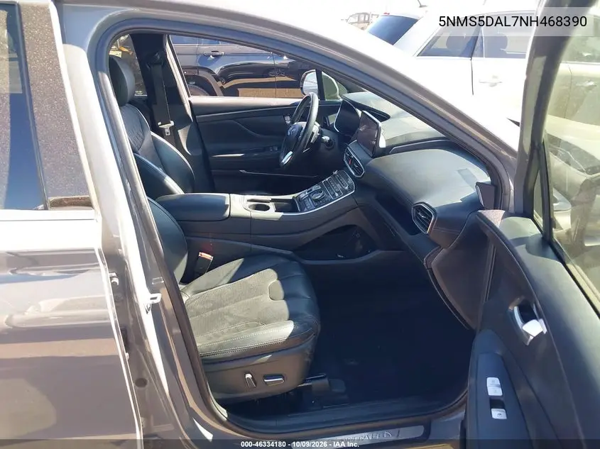 2022 HYUNDAI SANTA FE VIN 5NMS5DAL7NH468390 — фото 5