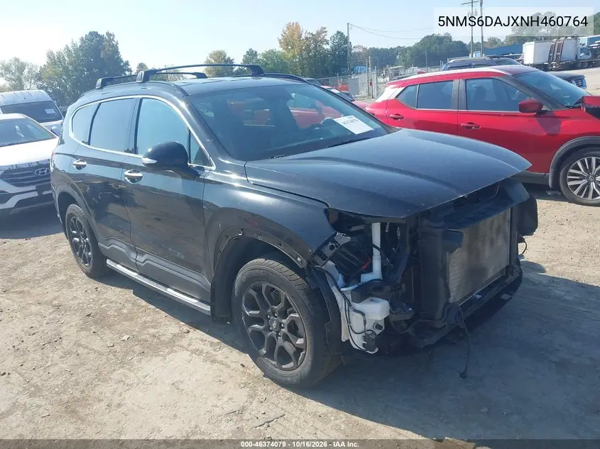 HYUNDAI SANTA FE 2022, VIN 5NMS6DAJXNH460764