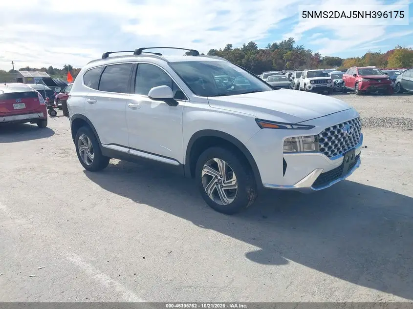HYUNDAI SANTA FE 2022, VIN 5NMS2DAJ5NH396175