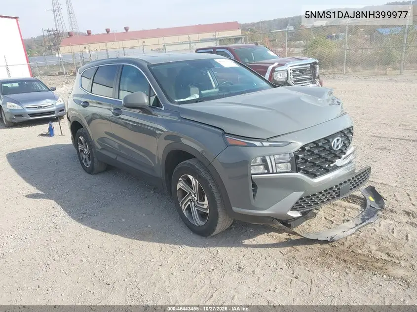 HYUNDAI SANTA FE 2022, VIN 5NMS1DAJ8NH399977