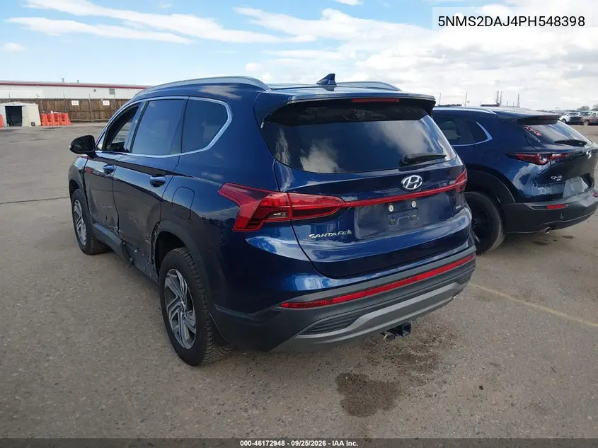 2023 HYUNDAI SANTA FE VIN 5NMS2DAJ4PH548398 — фото 3