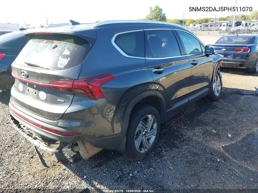 2023 HYUNDAI SANTA FE VIN 5NMS2DAJ5PH511070 — фото 4