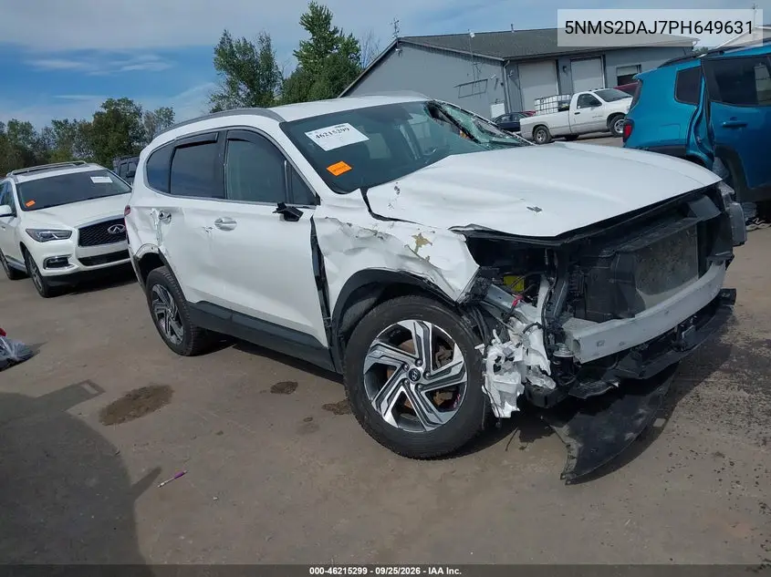 HYUNDAI SANTA FE 2023, VIN 5NMS2DAJ7PH649631
