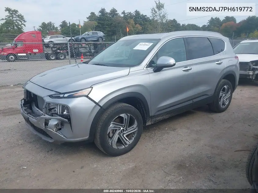 2023 HYUNDAI SANTA FE VIN 5NMS2DAJ7PH619772 — фото 2