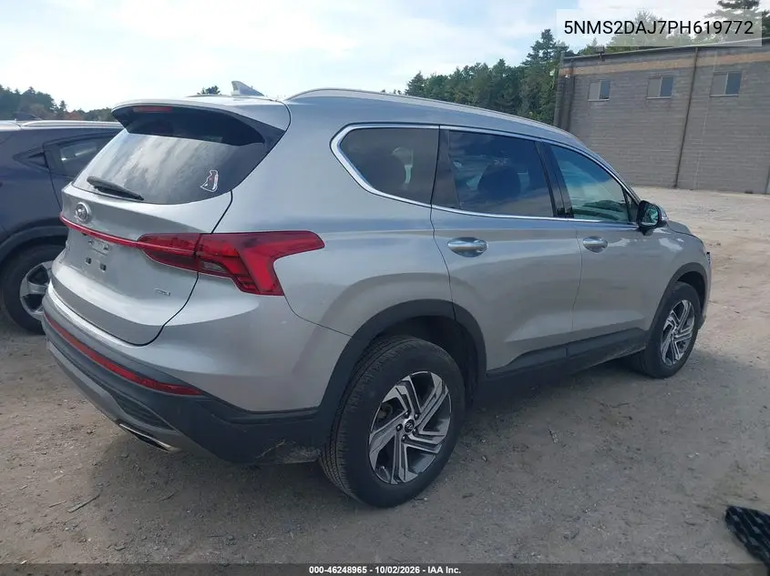 2023 HYUNDAI SANTA FE VIN 5NMS2DAJ7PH619772 — фото 4