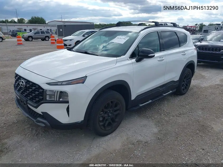 2023 HYUNDAI SANTA FE VIN 5NMS6DAJ1PH513290 — фото 2