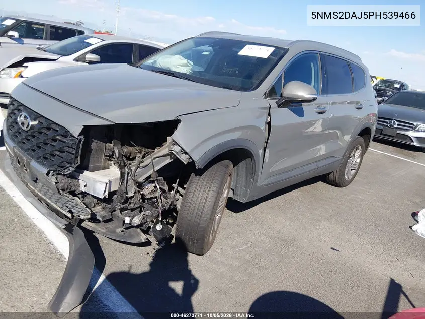 2023 HYUNDAI SANTA FE VIN 5NMS2DAJ5PH539466 — фото 2