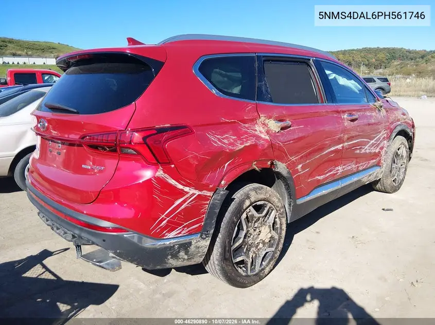 2023 HYUNDAI SANTA FE VIN 5NMS4DAL6PH561746 — фото 4