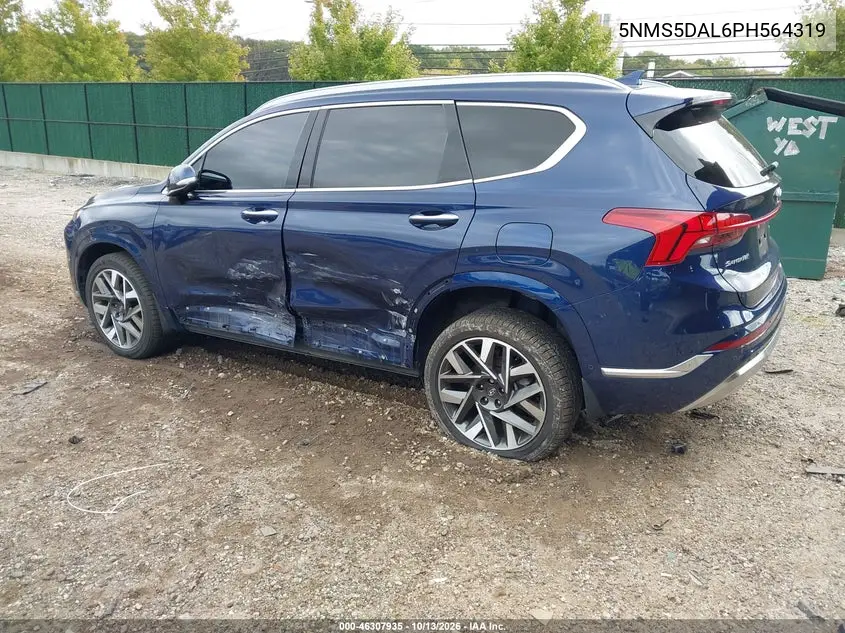 2023 HYUNDAI SANTA FE VIN 5NMS5DAL6PH564319 — фото 3
