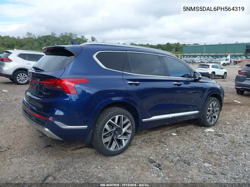 2023 HYUNDAI SANTA FE VIN 5NMS5DAL6PH564319 — фото 4