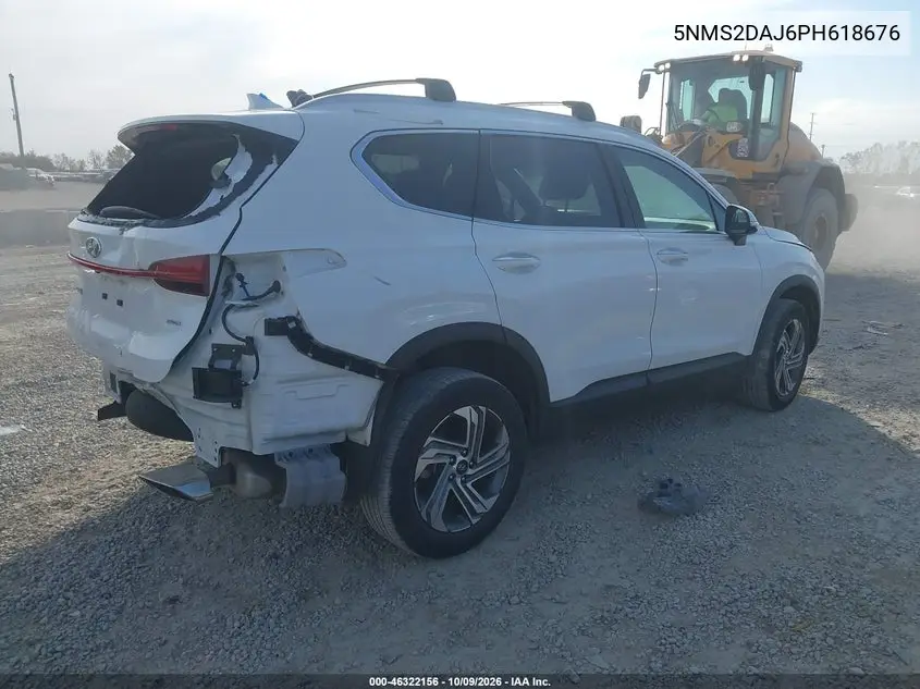2023 HYUNDAI SANTA FE VIN 5NMS2DAJ6PH618676 — фото 4
