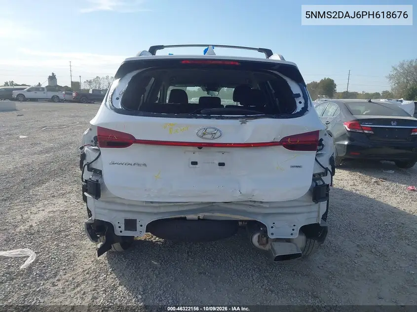 2023 HYUNDAI SANTA FE VIN 5NMS2DAJ6PH618676 — фото 6