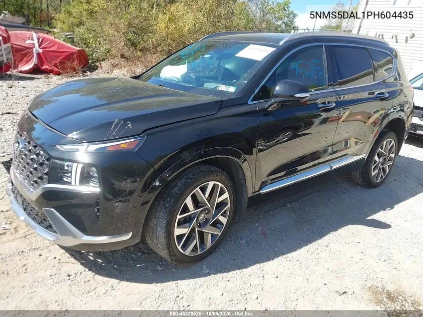 2023 HYUNDAI SANTA FE VIN 5NMS5DAL1PH604435 — фото 2