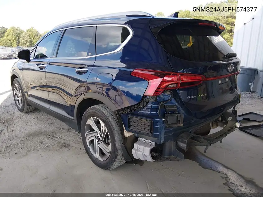2023 HYUNDAI SANTA FE VIN 5NMS24AJ5PH574377 — фото 3