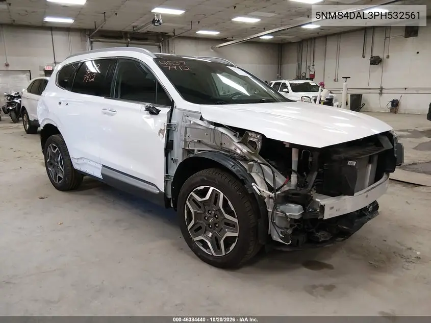 HYUNDAI SANTA FE 2023, VIN 5NMS4DAL3PH532561
