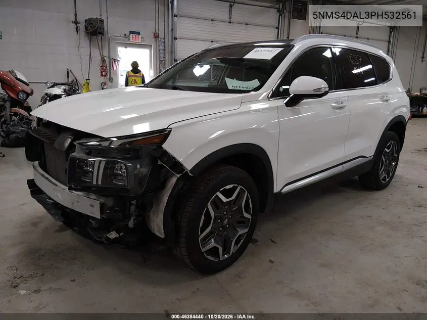 2023 HYUNDAI SANTA FE VIN 5NMS4DAL3PH532561 — фото 2
